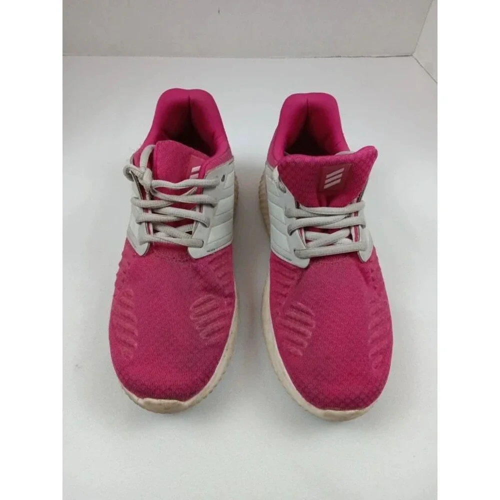 Adidas Pink & White Running Shoes / Sneakers - Size 35 (UK 2.5 / US 3)